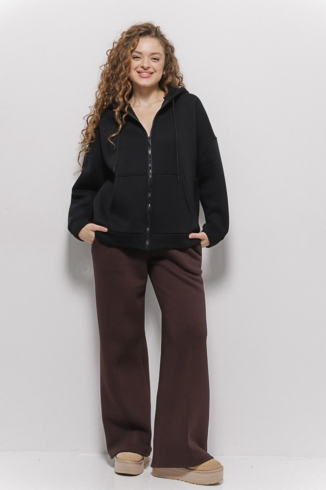 Жіноче утеплене зіп-худі, фото 1