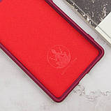 Чохол Silicone Cover Lakshmi Full Camera (AAA) для Google Pixel 7 | Мікрофібра Бордовий / Plum, фото 2