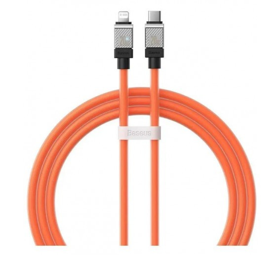 Кабель Baseus CoolPlay Series Fast Charging Cable Type-C to Lightning 20W 1m, Orange (CAKW000007), фото 1