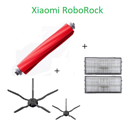Комплект для робота-пилососа Xiaomi RoboRock S7 S7 T7 Plus T7Plus (VibraRise) Black, фото 1