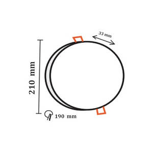LED світильник вбудований Horoz VIOLET-36 36W 6400K білий 016-075-0036-010, фото 3