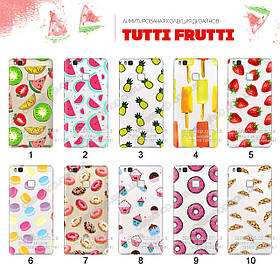 Ультратонкий прозорий чохол з малюнком для Huawei P9 Lite (80 дизайнів)