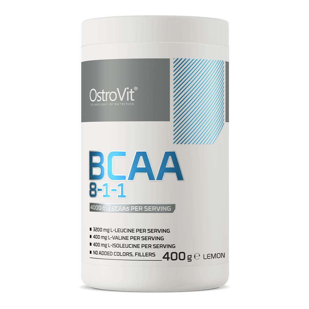 Амінокислоти OstroVit BCAA 8-1-1 400 г Lemon