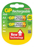 Акумулятори GP Batteries AA (R6) 2500mAh NiMh 2шт (GP250AAHC-UC2),V 1.2