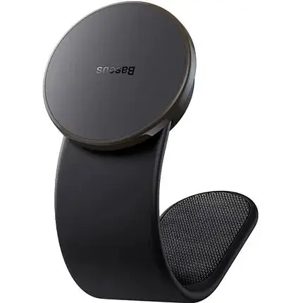 Автомобільний тримач холдер із БЗП Baseus C02 Pro Series Magnetic Wireless Charging Car Mount C40156000111-00 Black, фото 1