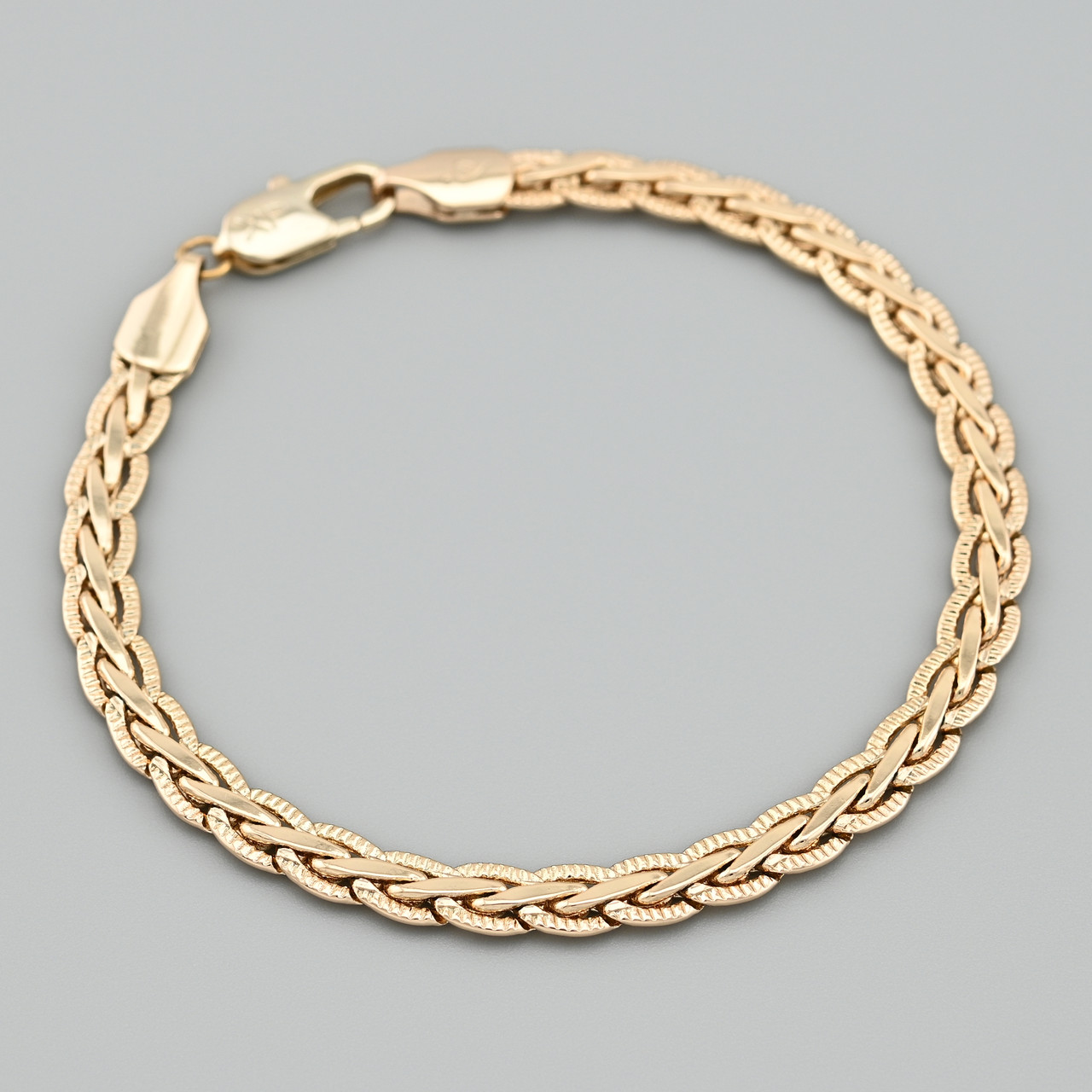 Браслет 45166 ширина 5 мм позолота 18К довжина 19, фото 1