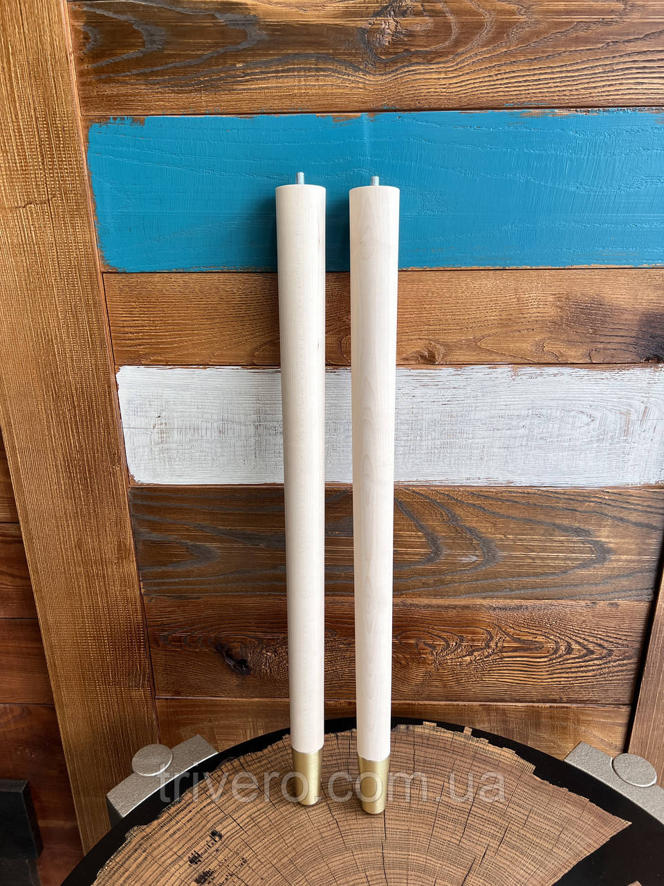 Меблеві ніжки з металевим наконечник захист на дерев'яну ніжку  H.600, фото 1