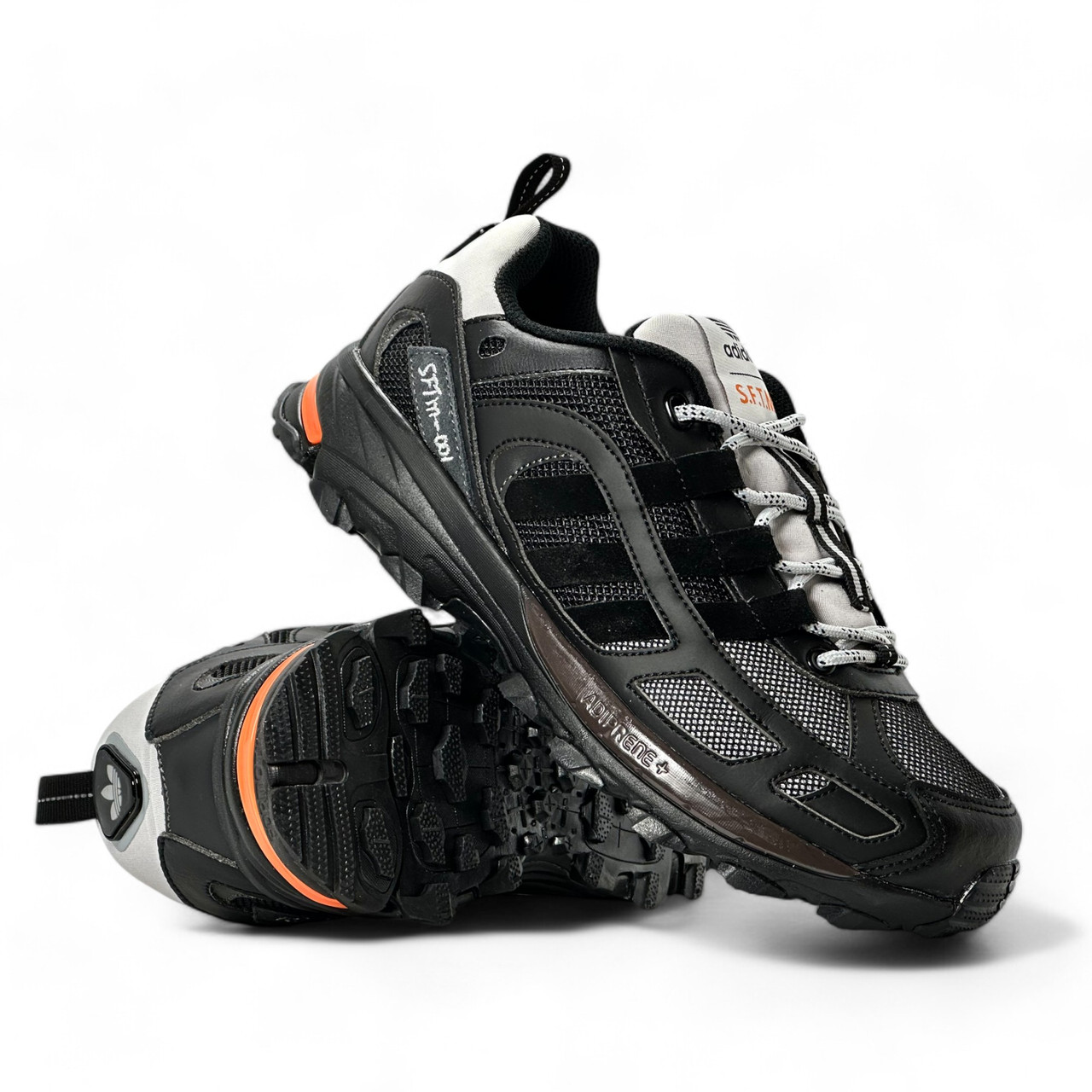 Чоловічі весняні кросівки Adidas SFTM-001 чорні осінь/весна