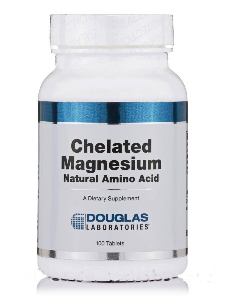 Хелатний магній Douglas Laboratories (Chelated Magnesium) 100 таблеток BX624, фото 1