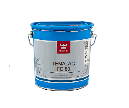 Емаль алкідна TIKKURILA TEMALAC FD 80 антикорозійна, TCL-транспарентна, 2,7 л