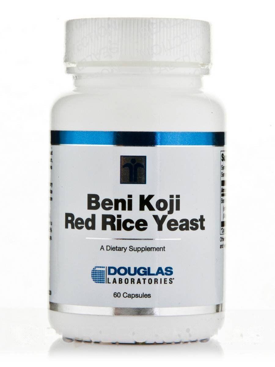 Бені Коджі Червоний дріжджовий рис Douglas Laboratories (Beni Koji Red Rice Yeast) 60 капсул BX643