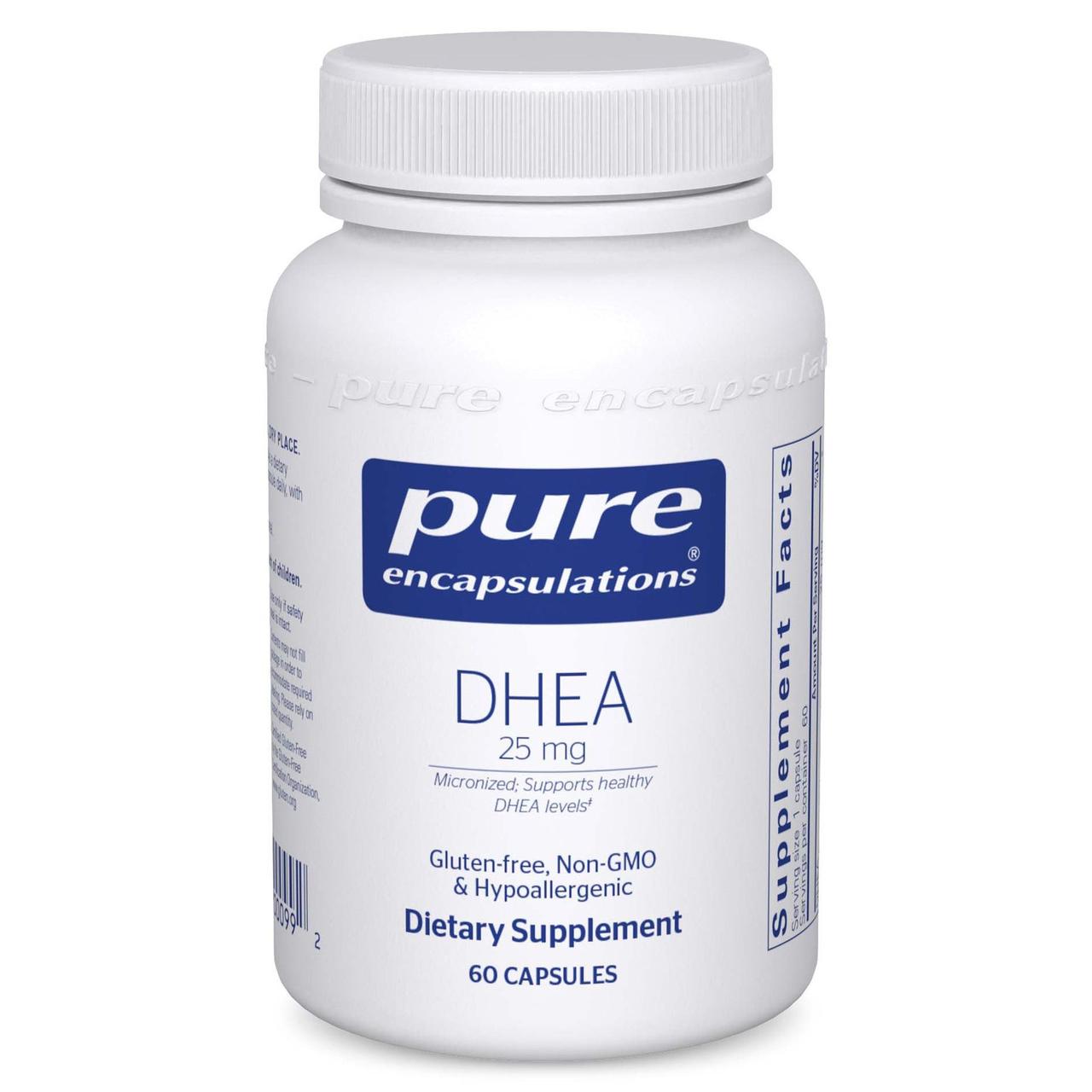 ДГЕА Pure Encapsulations (DHEA) 25 мг 60 капсул BX380