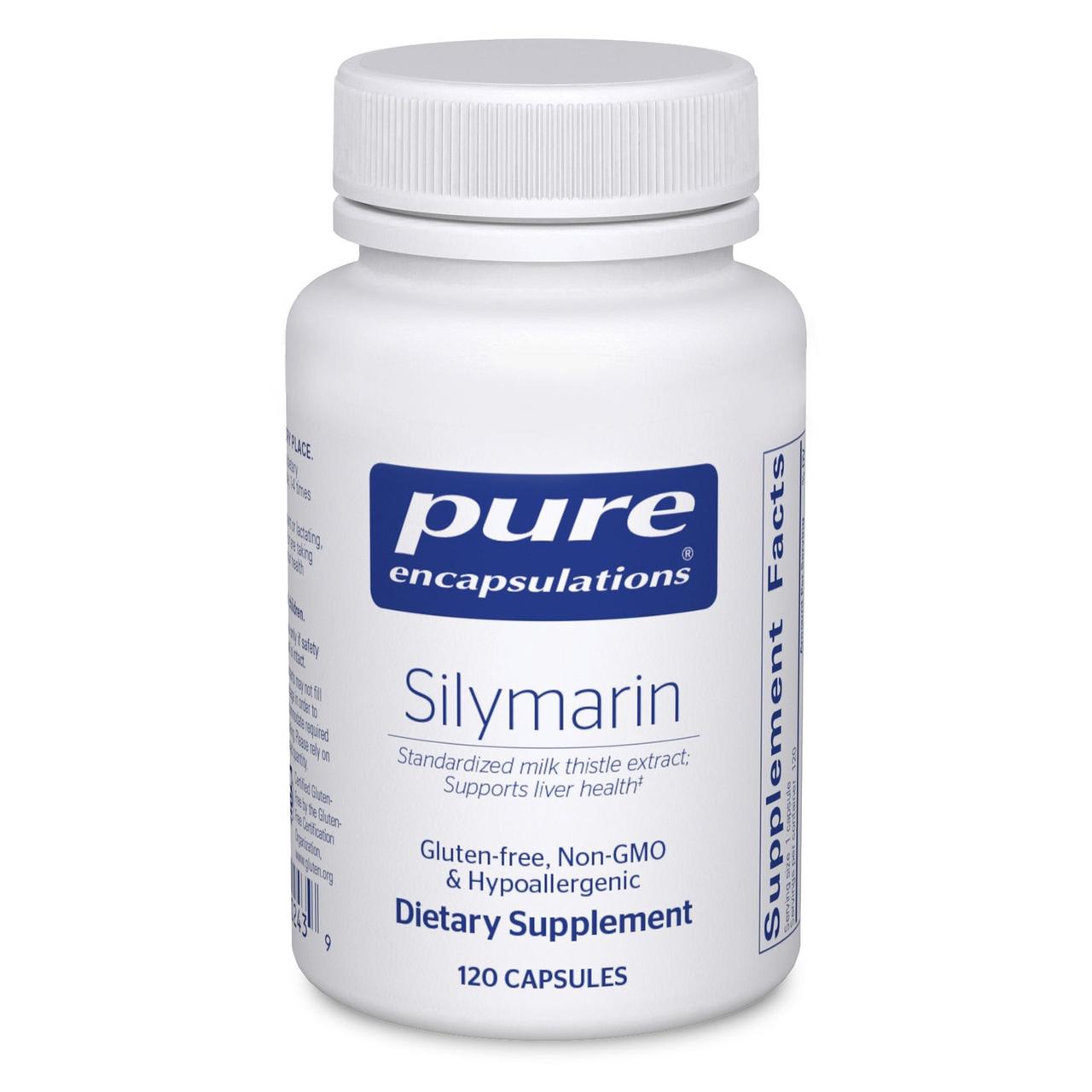 Силимарин Pure Encapsulations (Silymarin) 120 капсул BX372