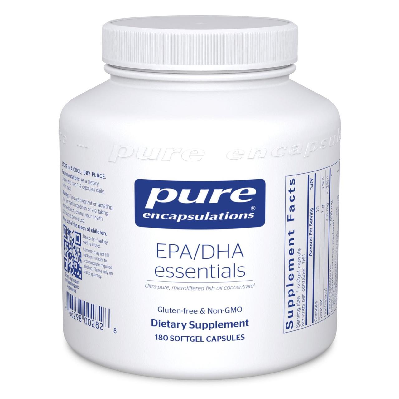 ЕПК і ДГК Pure Encapsulations (EPA/DHA Essential) 180 капсул BX525