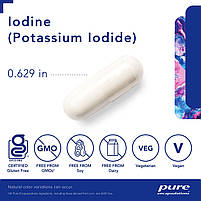 Йод Pure Encapsulations (Iodine) 120 капсул BX675, фото 4