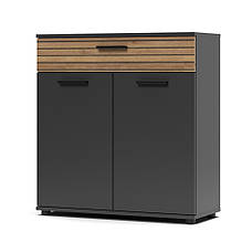 Комод Berno 2 Accord, колір антрацит/антрацит, табліла, фото 4