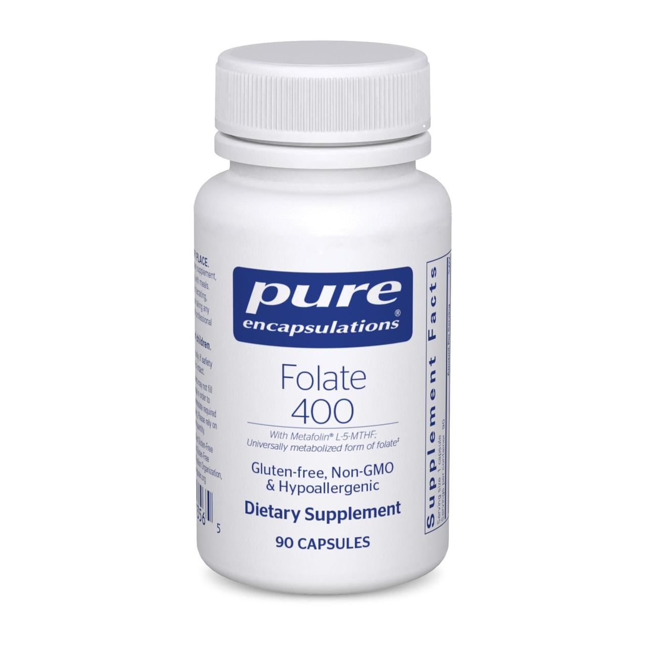 Фолат Pure Encapsulations (Folate) 400 мкг 90 капсул BX811