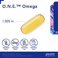 Омега-3 жирні кислоти Pure Encapsulations (O.N.E. Omega) 60 капсул BX783, фото 4