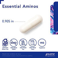 Незамінні амінокислоти Pure Encapsulations (Essential Aminos) 180 капсул BX186, фото 3