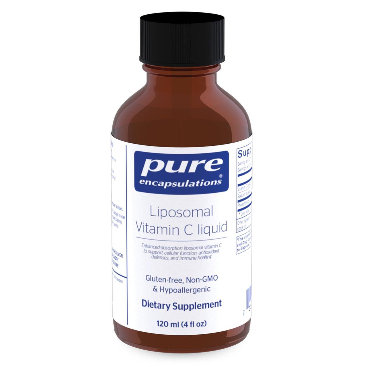 Ліпосомальний вітамін C Pure Encapsulations (Liposomal Vitamin C) 120 мл BX375