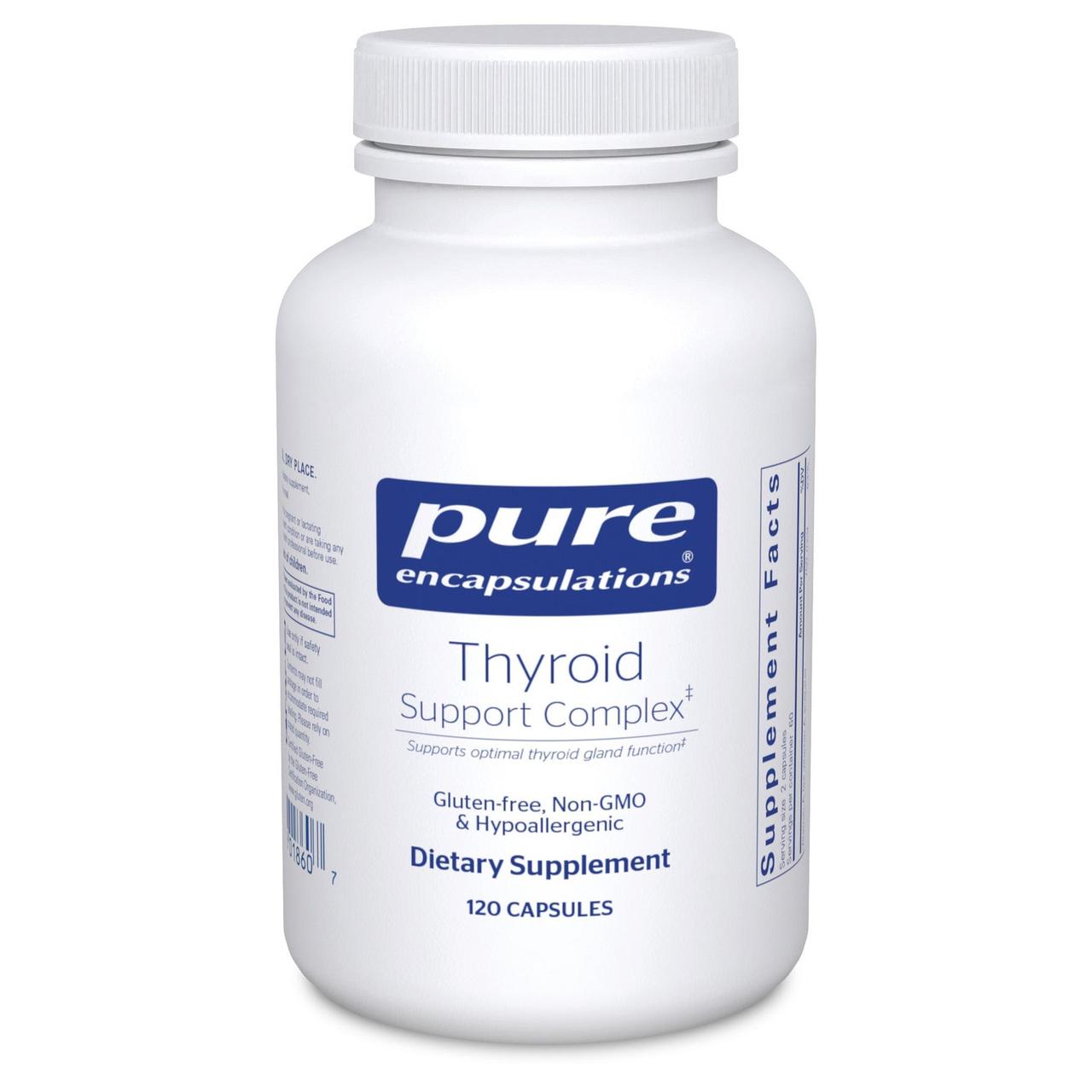 Комплекс підтримки щитоподібної залози Pure Encapsulations (Thyroid Support Complex) 120 капсул BX101