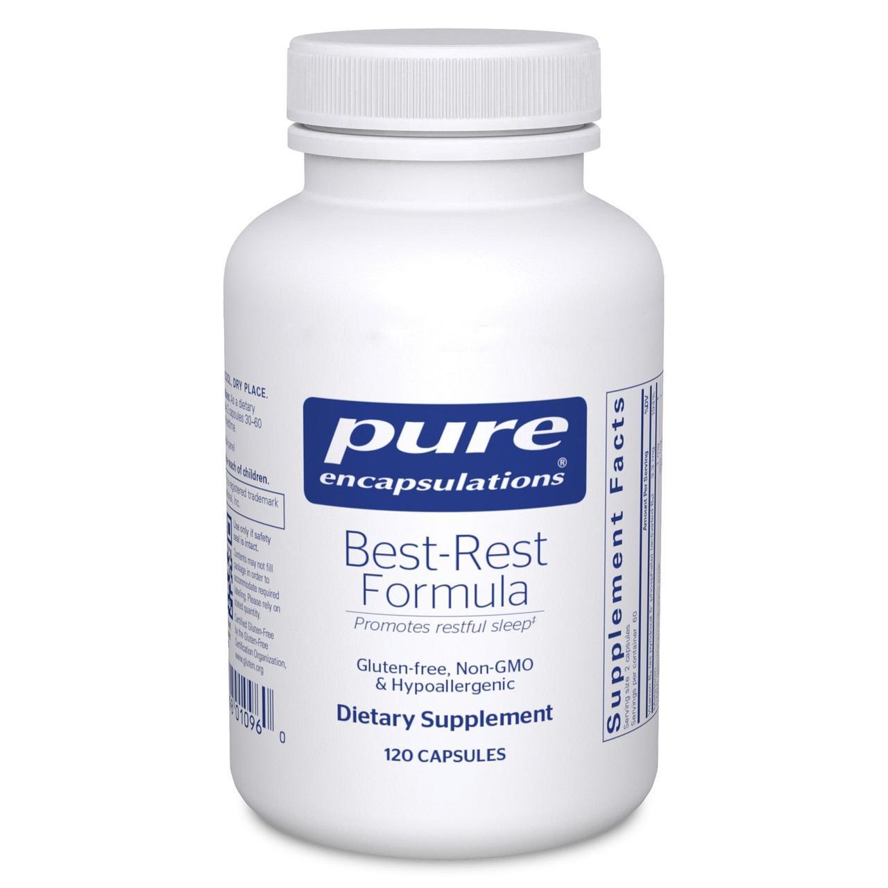 Домішка для уловуття сну Pure Encapsulations (Best-Rest Formula) 120 капсул BX268
