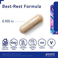 Домішка для уловуття сну Pure Encapsulations (Best-Rest Formula) 120 капсул BX268, фото 4