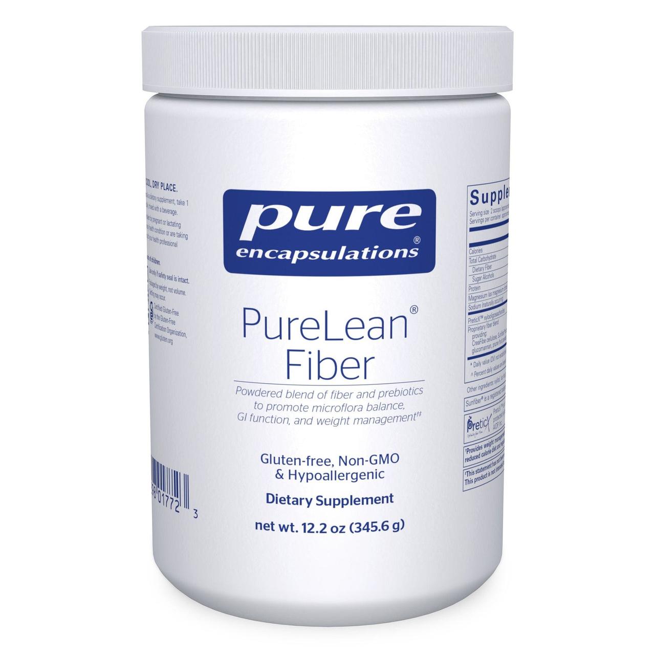 Дієтичне волокно Pure Encapsulations (PureLean Fiber Powder) 345,6 г BX420
