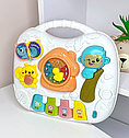 Дитячий ігровий музичний розвиваючий столик 368-24B-24G-24P Рожевий, фото 4