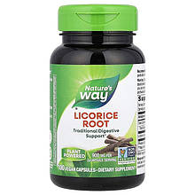 Корінь солодки (лакрица) Nature's Way "Licorice Root" 900 мг (100 капсул)