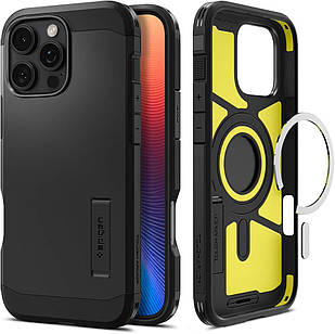 Чохол Spigen Tough Armor MagFit Black для iPhone 16 Pro ACS08146