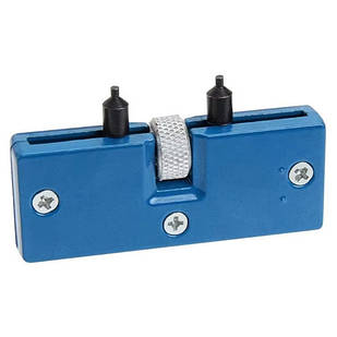 Ключ для відкриття кришки годинника двоточковий регульований головка коло 2098B Без бренда