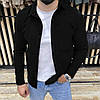 Чорна сорочка чоловіча вельвет з довгим рукавом весна-осінь повсякденна модна стильна молодіжна на хлопця, фото 7