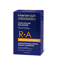 Засіб для видалення фарби з волосся Master LUX, 2х100 мл