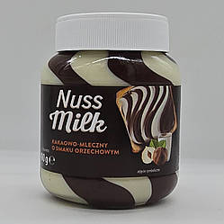 Шоколадно-молочна паста Nuss Milk зі смаком горіхів 400г