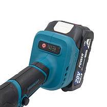 Акумуляторна кутова шліфувальна машина PROFI-TEC PGA202BL POWERLine (2×PT2040MP (4.0 Аг), зарядний пристрій), фото 4