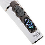 Машинка для стрижки акумуляторна з насадками Camry CR 2841 (до 210 хв роботи, IPX 6, керамічне лезо), фото 3