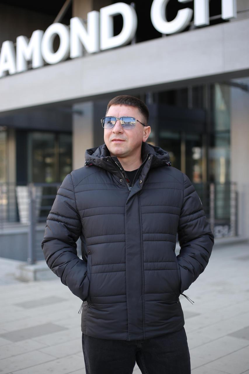 Зимова стьобана, тепла чоловіча куртка Єврозима Kings Wind 4719, фото 1