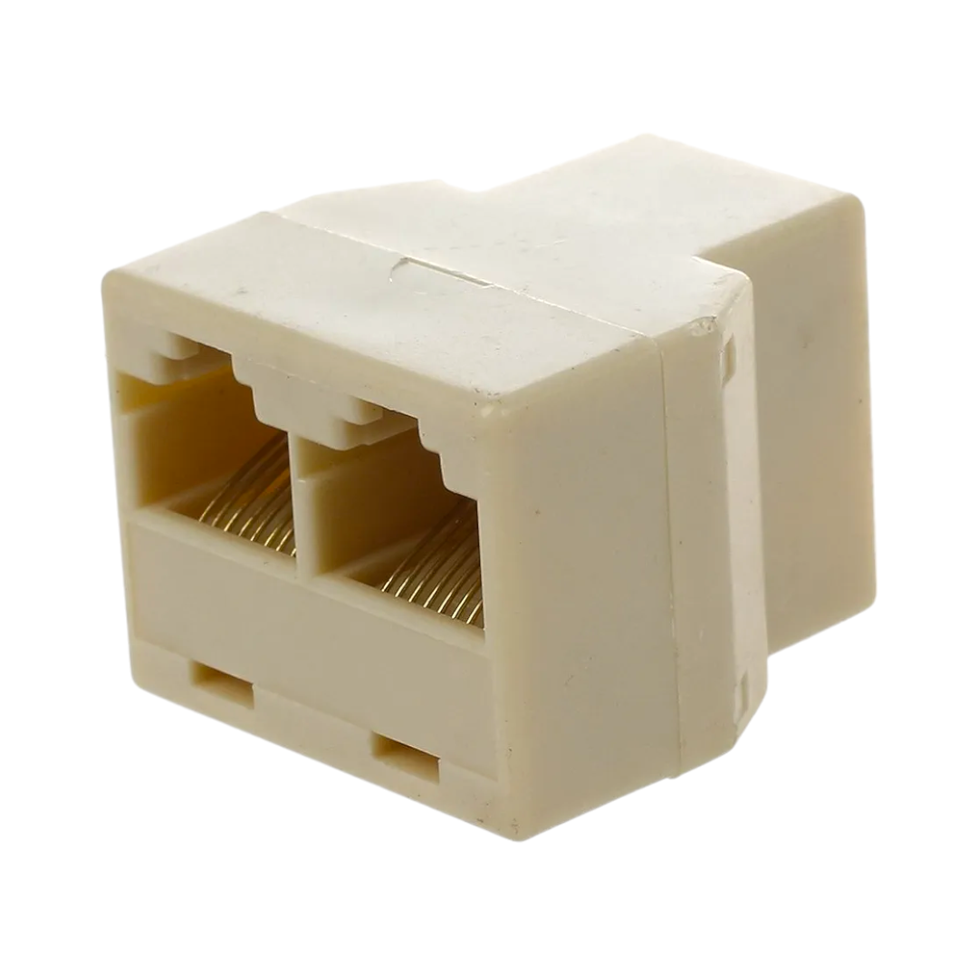 Подвійний з'єднувач крученої пари RJ45 - 2RJ45 (мама-мама) (джойнер)