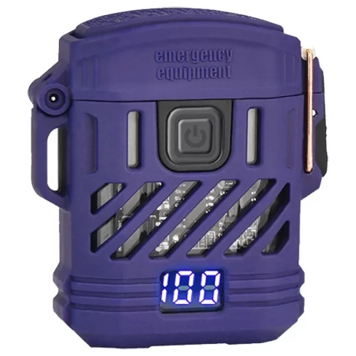 Ліхтар запальничка Multifunctional D53-2LED Box LCD TypeC (3+1 режим), фото 1