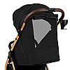 Коляска прогулянкова Lionelo Ingrid Black Onyx Чорна, фото 8