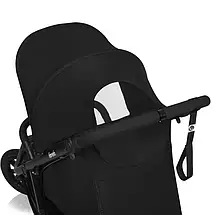 Коляска прогулянкова триколісна Lionelo Azura Black Onyx Чорна, фото 4