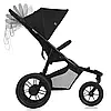 Коляска прогулянкова триколісна Lionelo Azura Black Onyx Чорна, фото 8