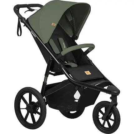 Коляска прогулянкова триколісна Lionelo Azura Green Forest Зелена, фото 1