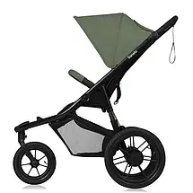 Коляска прогулянкова триколісна Lionelo Azura Green Forest Зелена, фото 5