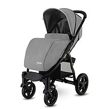 Коляска прогулянкова Lionelo Annet Plus Concrete Сіра, фото 4