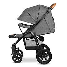 Коляска прогулянкова Lionelo Annet Tour Grey Stone Сіра, фото 5