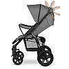Коляска прогулянкова Lionelo Annet Tour Grey Stone Сіра, фото 7