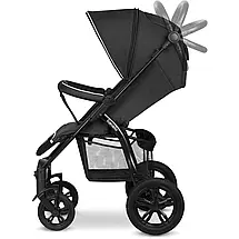 Коляска прогулянкова Lionelo Annet Tour Black Carbon Чорна, фото 5