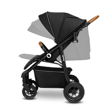 Коляска прогулянкова Lionelo Natt Black Onyx Чорна, фото 4